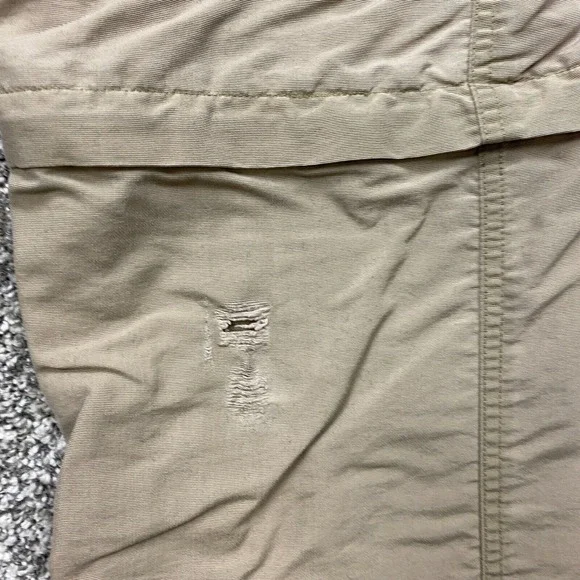 Vintage Lee Pipes pants Youth 12R Tan Cargo High Performance Convertible - Picture 5 of 12